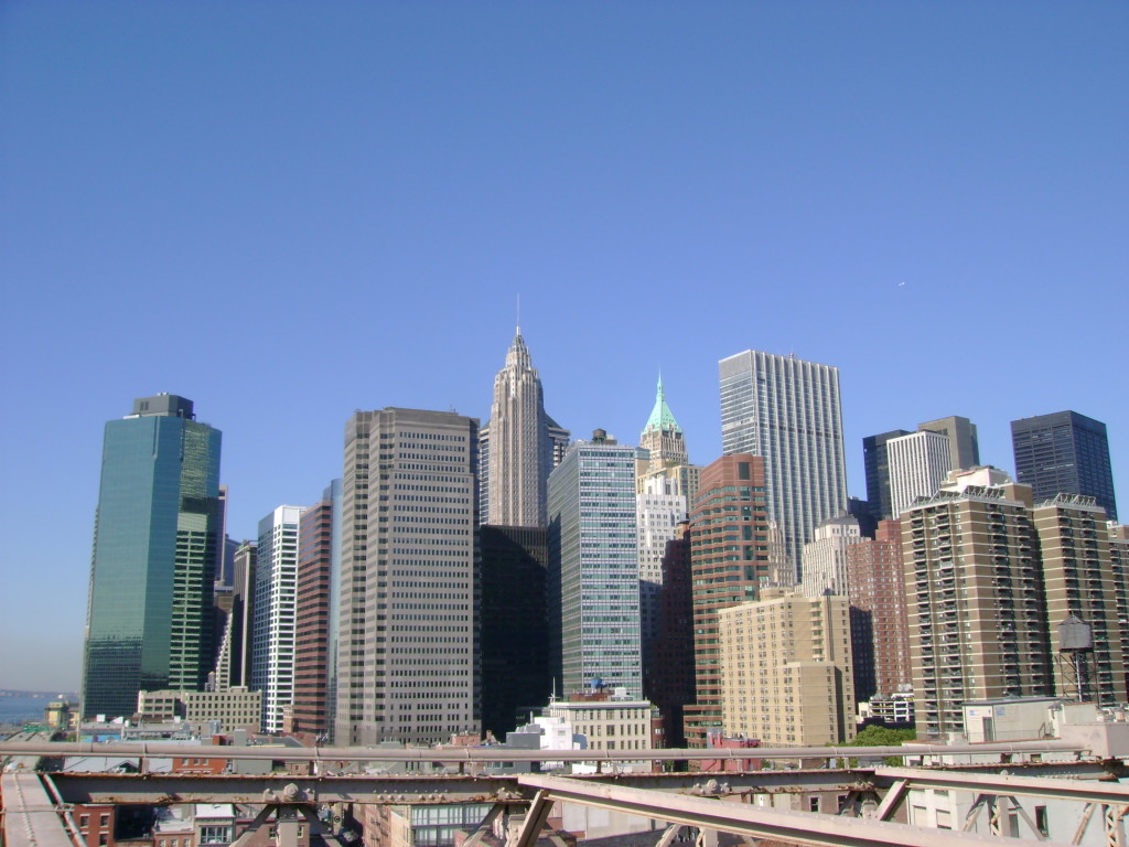 Downtown from Brooklyn bridge