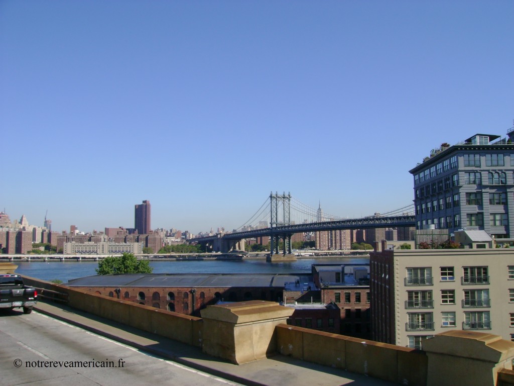 Manhattan bridge from Brooklyn bridge