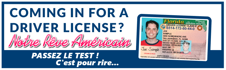 Un test ludique pour répondre à quelques questions du permis américain.