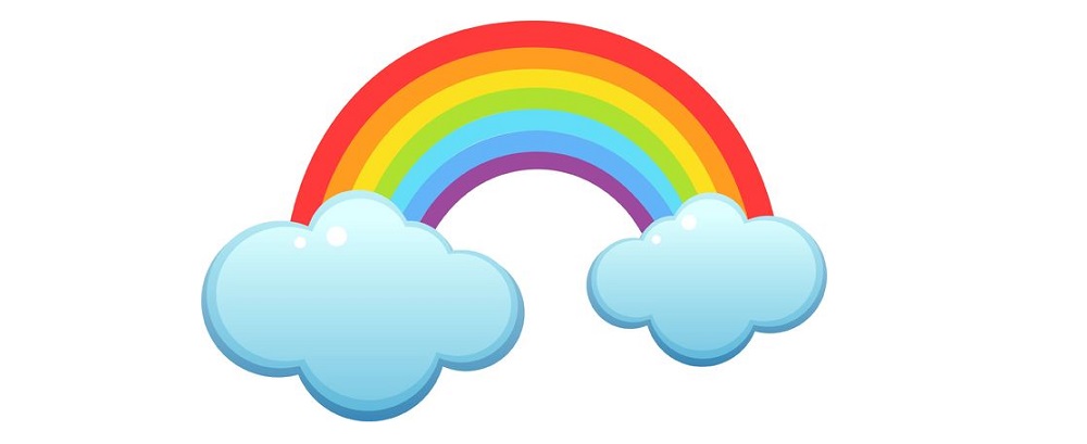 Rainbow cupcakes