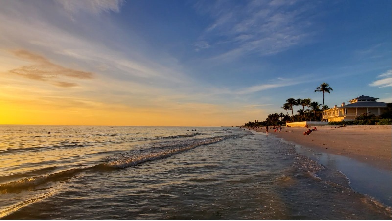 sunset naples florida